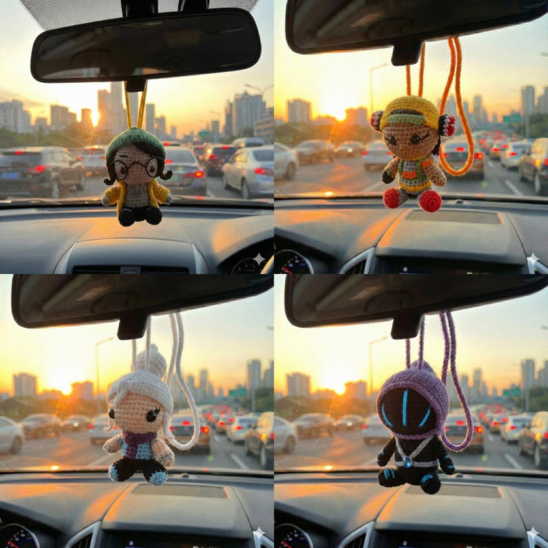 Valorant Characters Car Accessory, Valorant Keychains, Gift for Gamers, Valorant Fan Figure