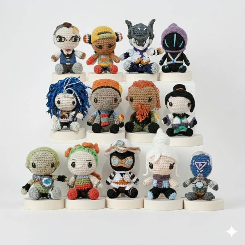 Valorant Characters Car Accessory, Valorant Keychains, Gift for Gamers, Valorant Fan Figure