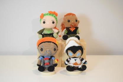 Handmade Valorant Amigurumi Plush Keychain – Crochet Game Character Toy – Gamer Gift – Valorant Car Accessory – Gamer Setup Idea
