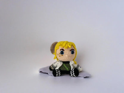 Handmade Valorant Amigurumi Plush Keychain – Crochet Game Character Toy – Gamer Gift – Valorant Car Accessory – Gamer Setup Idea