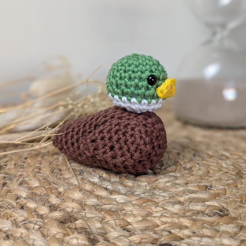 Rubber Duck Car Charm | Crochet Duck Rearview Mirror Accessories
