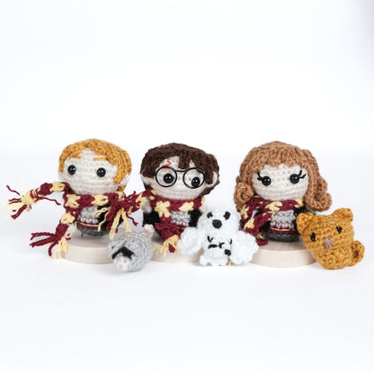 Amigurumi Wizard Boy Car Accessory, Plushie Characters, Famous Character Keychain, Car Hanging Gift