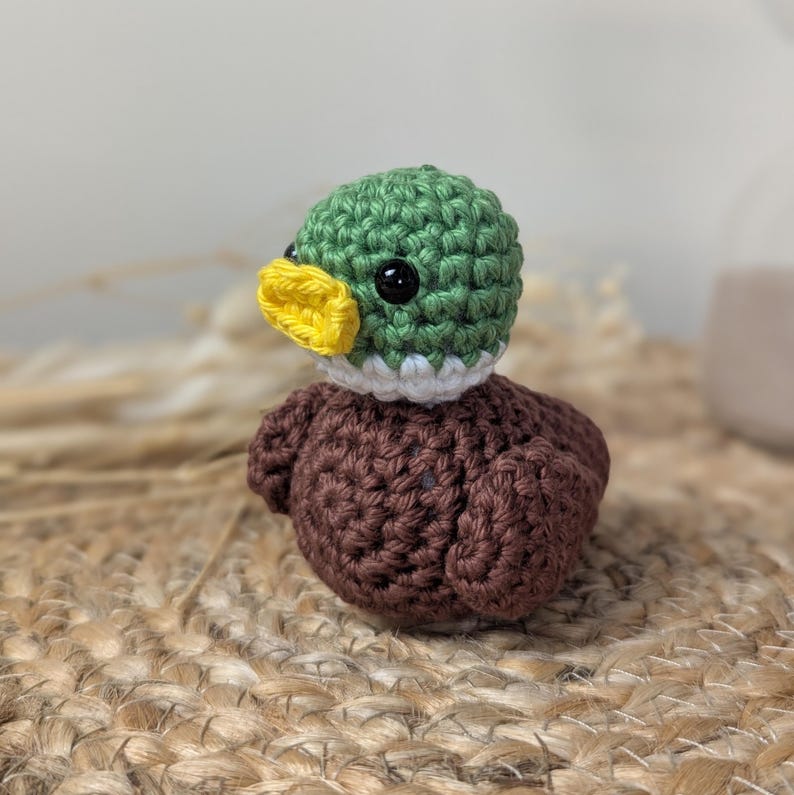 Rubber Duck Car Charm | Crochet Duck Rearview Mirror Accessories