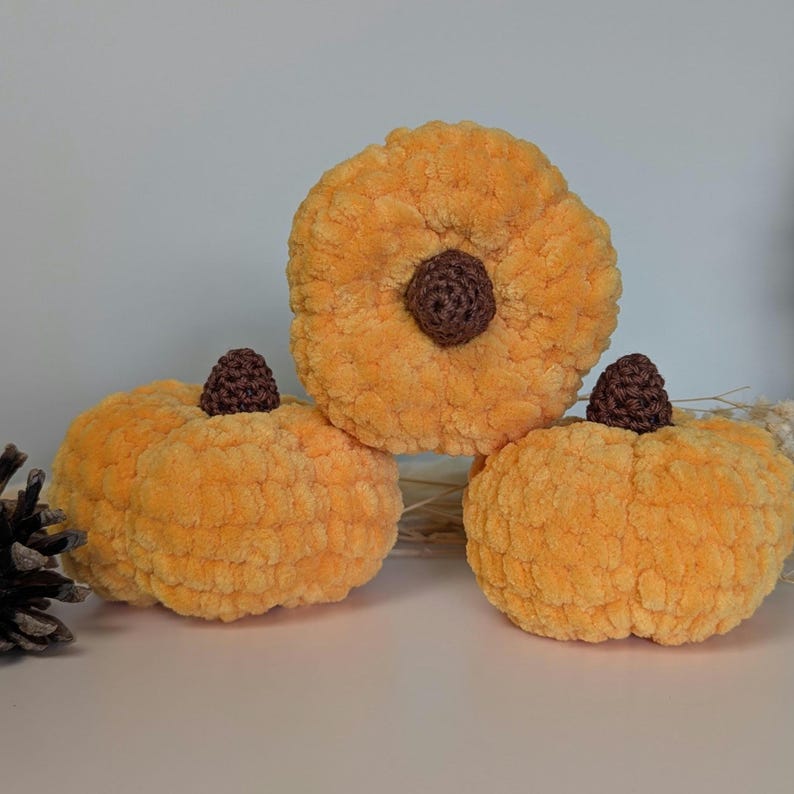 Crochet Pumpkin Decor | Autumn Home Decor