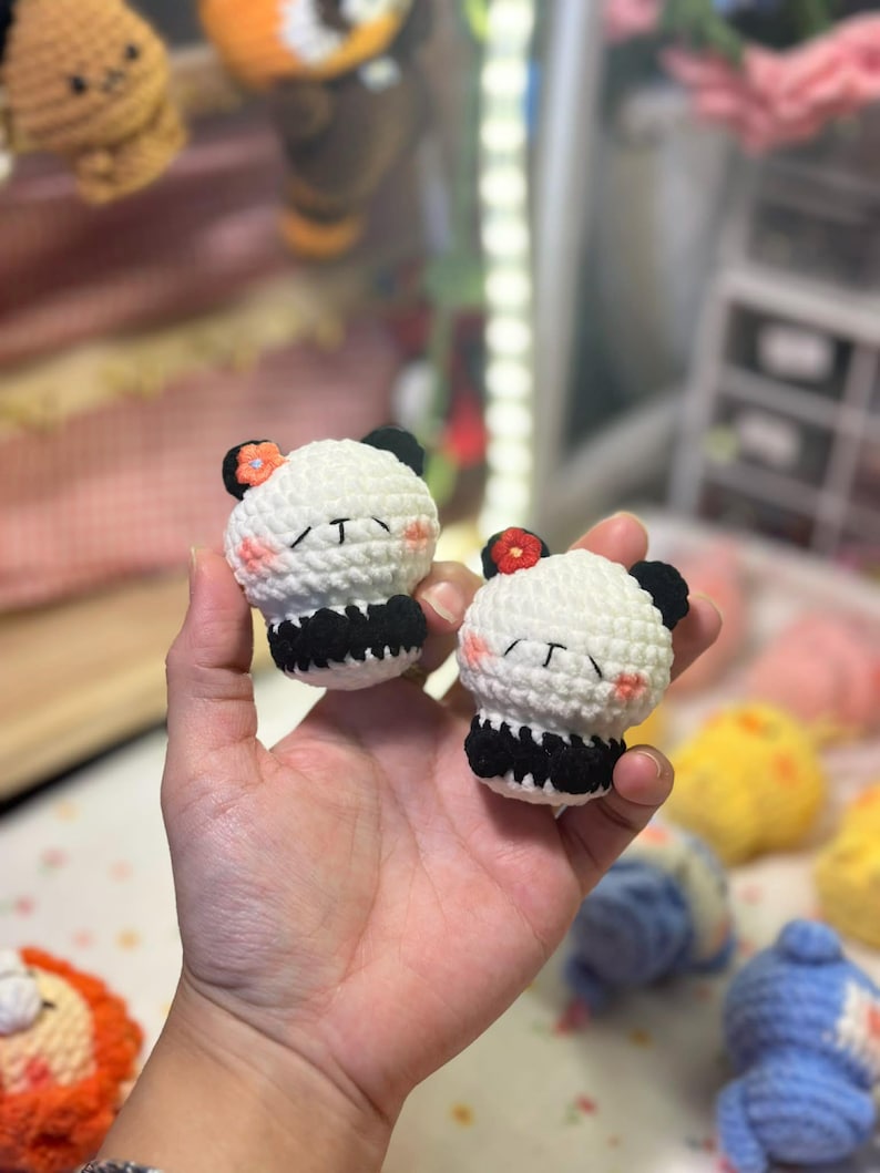 Cute Crochet Animal Keychains, Crochet Keychain, Handmade Amigurumi Plush Bag Charms, Tiny Stuffed Animal Gifts, Friend Gift, Birthday gift
