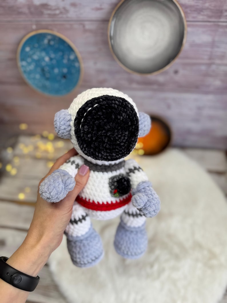 Crochet Astronaut Decor, Space Lover Gift, Space Decor