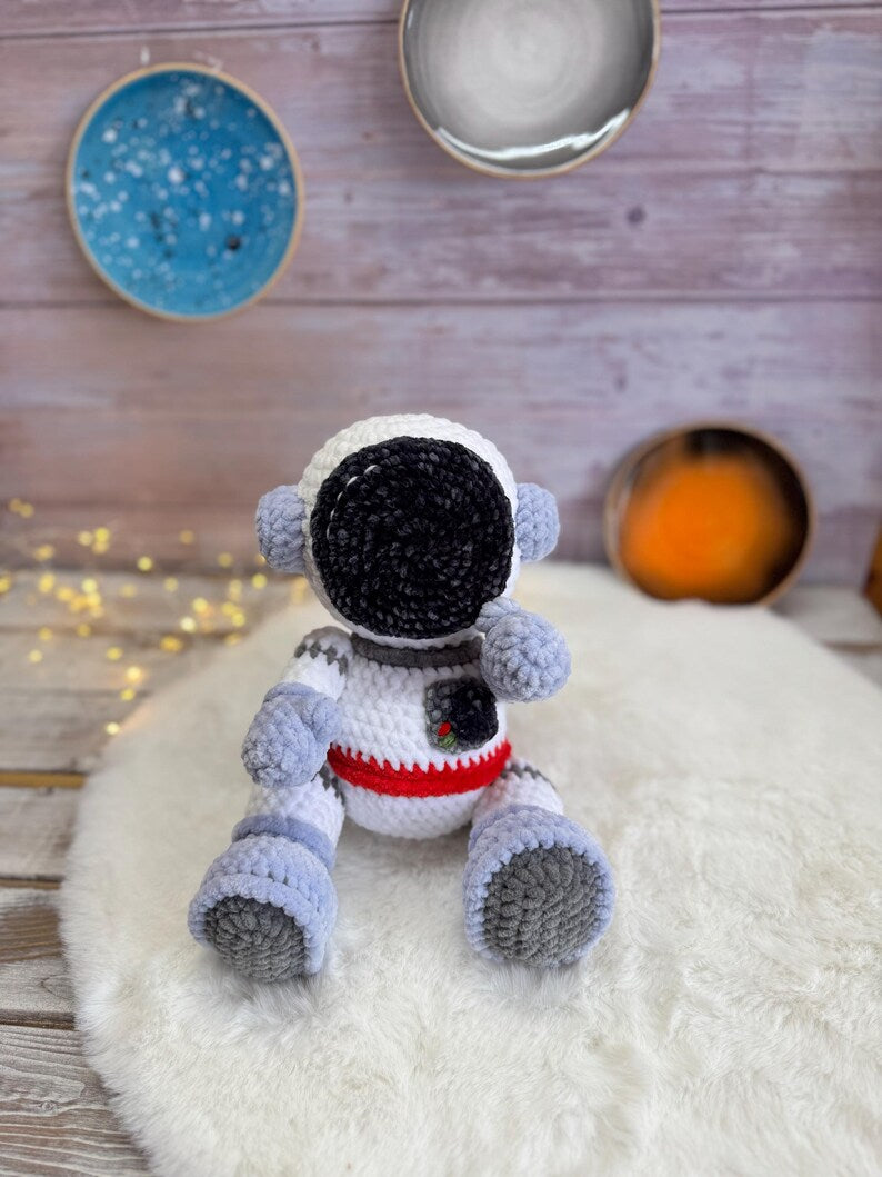 Crochet Astronaut Decor, Space Lover Gift, Space Decor