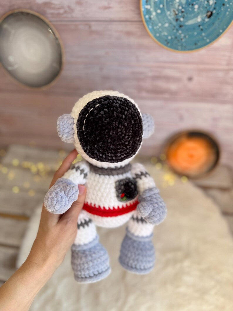 Crochet Astronaut Decor, Space Lover Gift, Space Decor