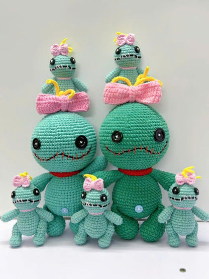 Crochet Scrump Doll: SCRUMP crochet toy, Lilo and Stitch Inspired Amigurumi, handmade decor, amigurumi toys, amigurumi collection