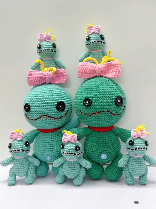 Crochet Scrump Doll: SCRUMP crochet toy, Lilo and Stitch Inspired Amigurumi, handmade decor, amigurumi toys, amigurumi collection
