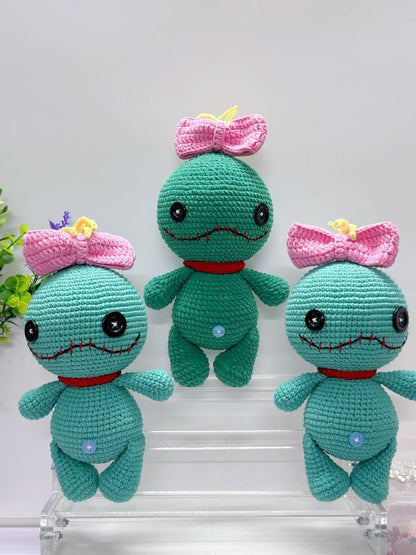 Crochet Scrump Doll: SCRUMP crochet toy, Lilo and Stitch Inspired Amigurumi, handmade decor, amigurumi toys, amigurumi collection