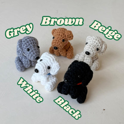 Handmade Dog Crochet Keychain, Amigurumi Dog, Mini Dog Plush Plushie Toy Keychain, Cute Dog Gifts, Cute Bag Charm