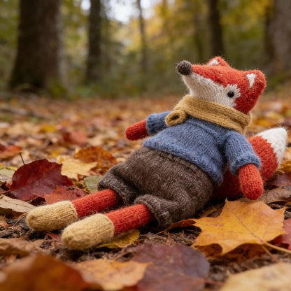 Artisan Fox Sculpture Room Interior Ornament Unique Desktop Embellishment Vintage Collectibles Child Surprises Christmas Festive Goods