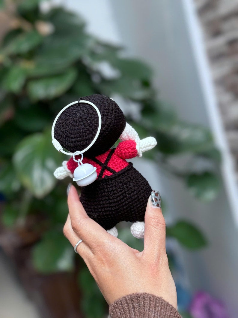 Cute Bunny Crochet Doll – Kawaii Rabbit Amigurumi – Handmade Plush Bunny with Hat – Crochet Animal Toy – Unique Handmade Gift,