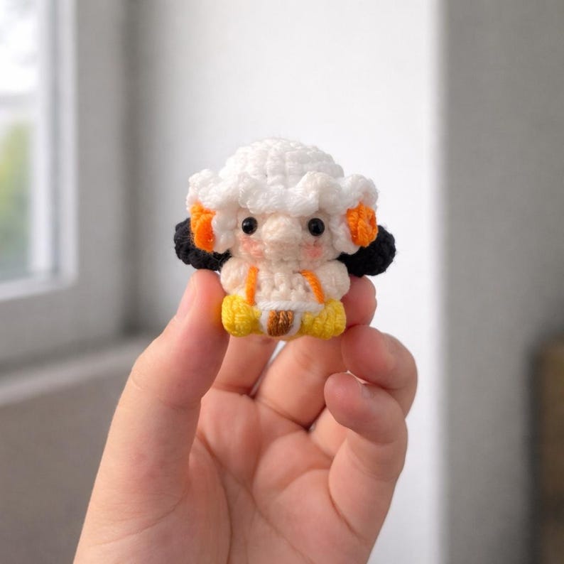 Crochet Pirate Crew Dolls - Anime Chibi Keychain Set, Handmade Amigurumi Mini Plush Bag Charm