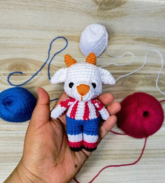Goat, Eagle crochet, football team mascots crochet
