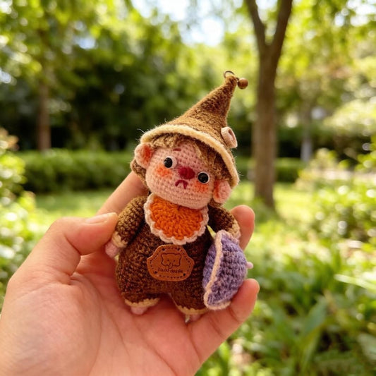 Artisan woven sprite figurines, rucksack hanging charms, anniversary keepsakes, imaginative adornments sweetheart memento Yuletide home trim