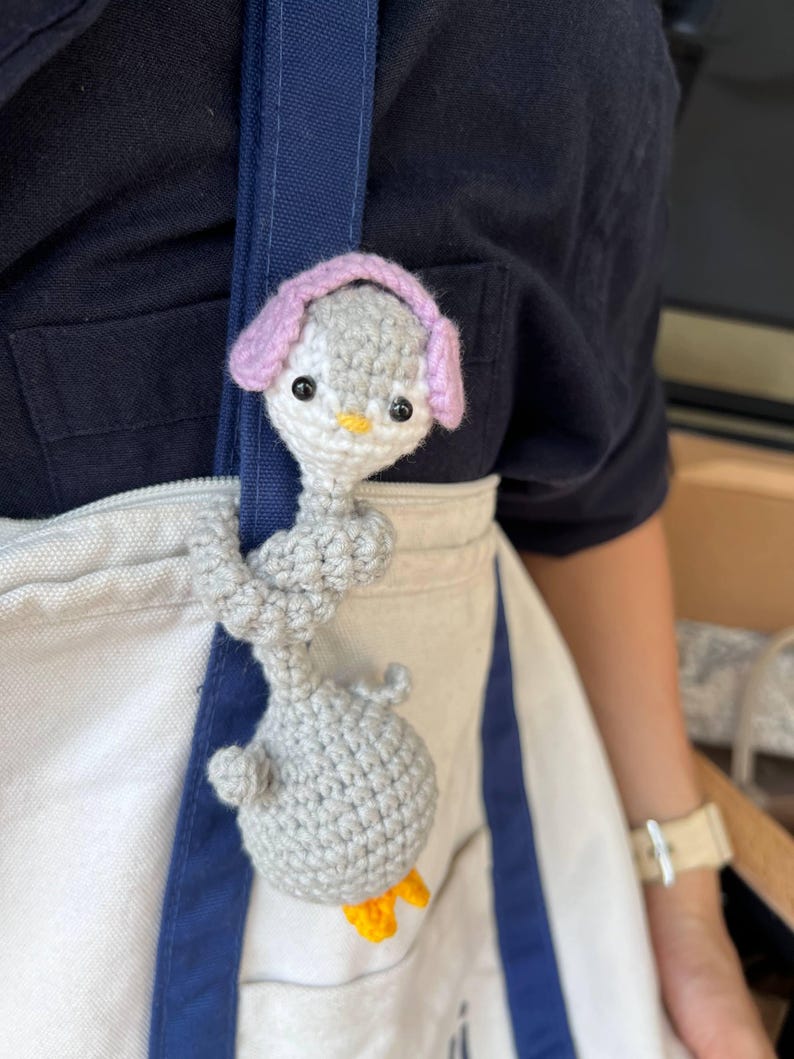 Crochet Long Neck Animal Plush – Handmade Amigurumi Sid Giraffe Tiger Pig Goose, Cute Funny Gift for Her