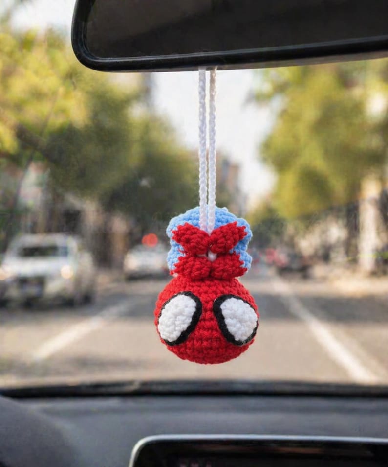 Crochet Beagle Amigurumi Doll – Handmade Spider Puppy Plush, Gift for Him, Bag Charm