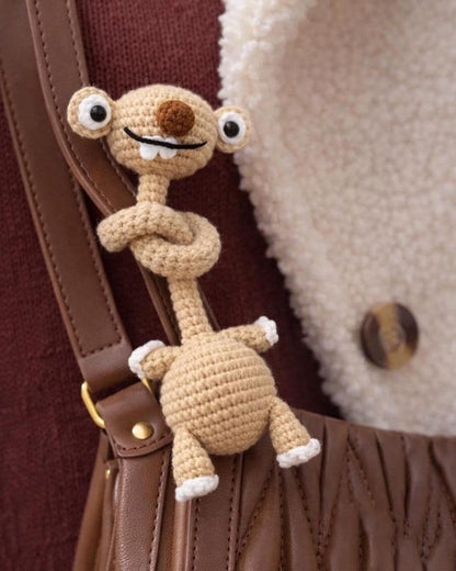 Crochet Long Neck Animal Plush – Handmade Amigurumi Sid Giraffe Tiger Pig Goose, Cute Funny Gift for Her