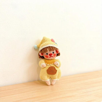 Artisan knit maiden sculpted pieces, themed gathering figurines, imaginative juvenile tokens, anniversary keepsake Yuletide indoor adornment