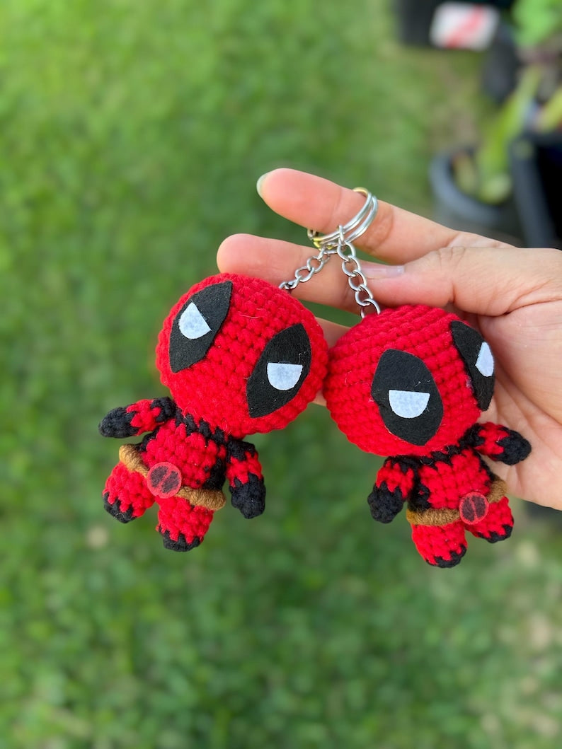 Crochet Deadpool Amigurumi, Marvel Character