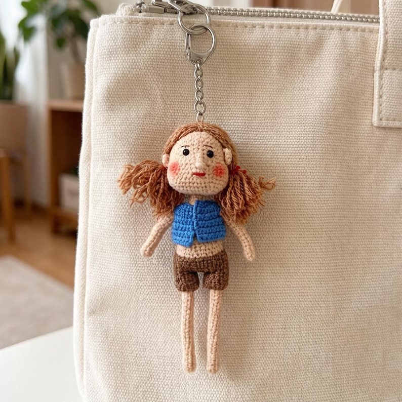 Hand Knit Girl Figurines Artistic Desktop Embellishments Vintage Curios Birthday Tokens Mom Season Surprises Christmas Holiday Trinkets