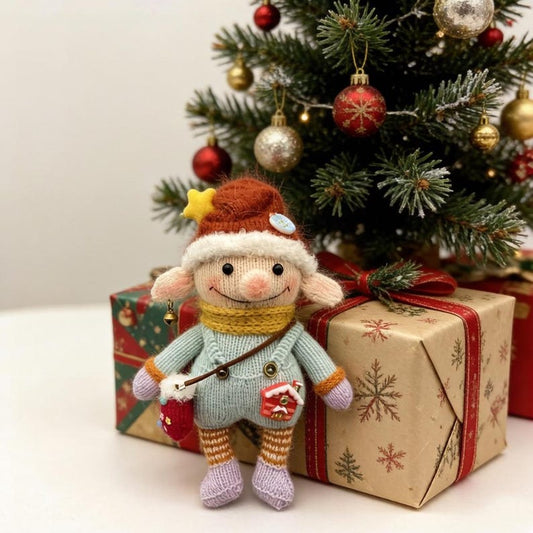 Handcrafted Holiday Pig Figurine Desktop Embellishment Unique Present For Winter Craft Fans Curator Worthy Mementos Christmas Festive Goods