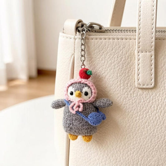 Artisan penguin figurines, purse‑attached hang‑ons, tabletop showcase pieces, birthday milestone memento, Yuletide household adornment