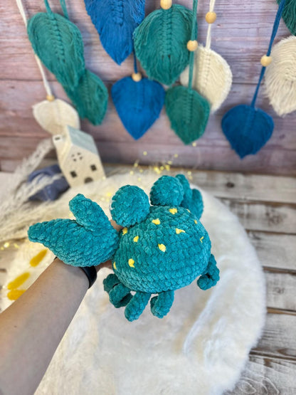 Crochet Crab Amigurumi , Ocean Sea Animal Plush, Beach Cottage Gift