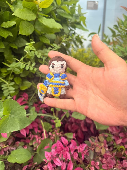 League of Legends Garen Amigurumi Plush • Handmade Crochet Chibi Doll, Gamer Gift