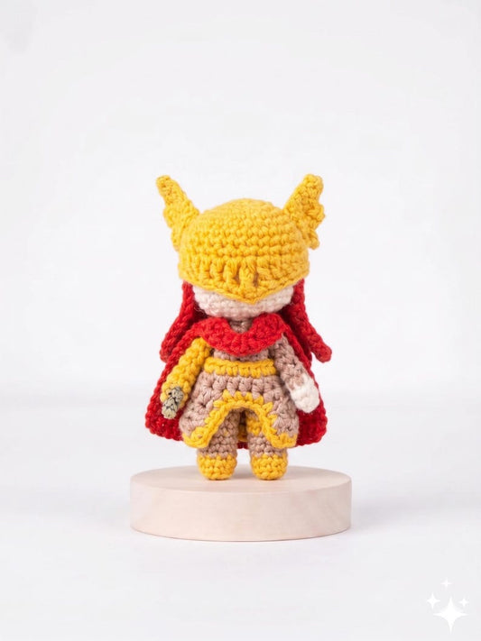 Malenia Amigurumi Plush – Elden Ring Crochet Keychain, Car Hanging Accessory