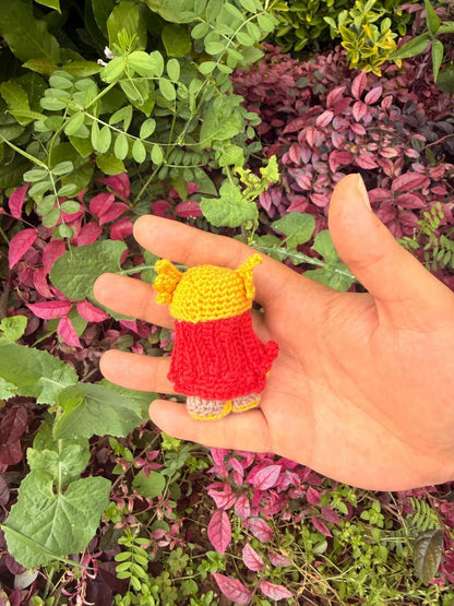 Malenia Amigurumi Plush – Elden Ring Crochet Keychain, Car Hanging Accessory