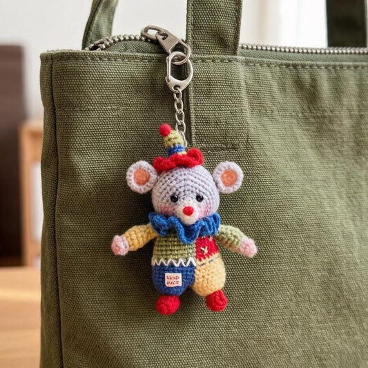 Artisan woven rodent sculpted pieces imaginative gathering mementos carry hanging trinkets enthusiast treasures Yuletide interior adornments