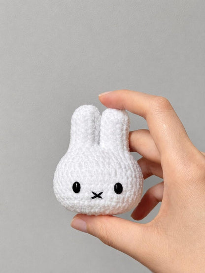 Crochet Bunny Keychain, Handmade Rabbit Keychain, Kawaii Plush Bunny , Soft Amigurumi Accessory, Small Gift for Her