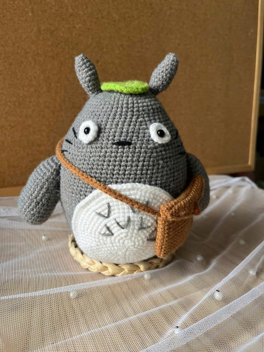 Handmade Totoro Amigurumi — Kawaii Crochet Plush Doll for Ghibli Fans