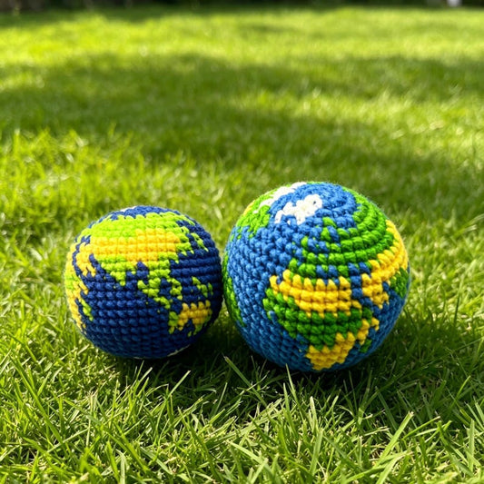 Weaving Earth Crochet earthHacky Sacks childhood memories Planet Beach Throwing Play Toy Save the Earth  Foot Bag Stress Ball  Games