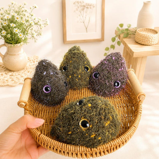 Crochet Nug Bud Plushie, Funny Weed Nugget Amigurumi, Cute Stoner Gift for Him, Emotional Support Desk Pet Buddy, Gag Gift for Best Friend