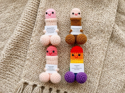 Funny Crochet Plush Toy, Handmade Silly Doll, Quirky Gag Gift, Unique Joke Gift for Friends, Funny Desk Decor, Novelty Handmade Gift