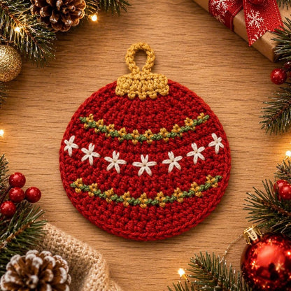 Crochet Christmas Coaster, Snowman Gingerbread Peppermint Mug Mat, Handmade Holiday Table Decor, Christmas Gift for Hostess
