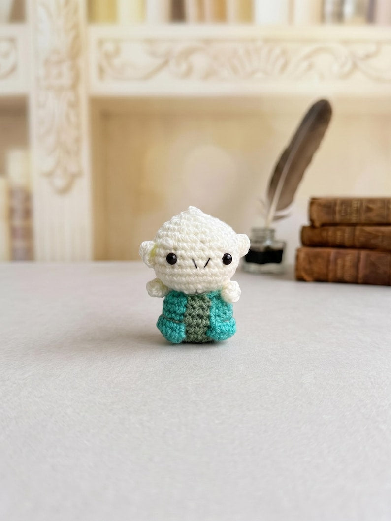 Wizard Amigurumi Plush Crochet Toy, Handmade Keychain, Crochet Ornament, Fan Gift, Customized Car Hanging
