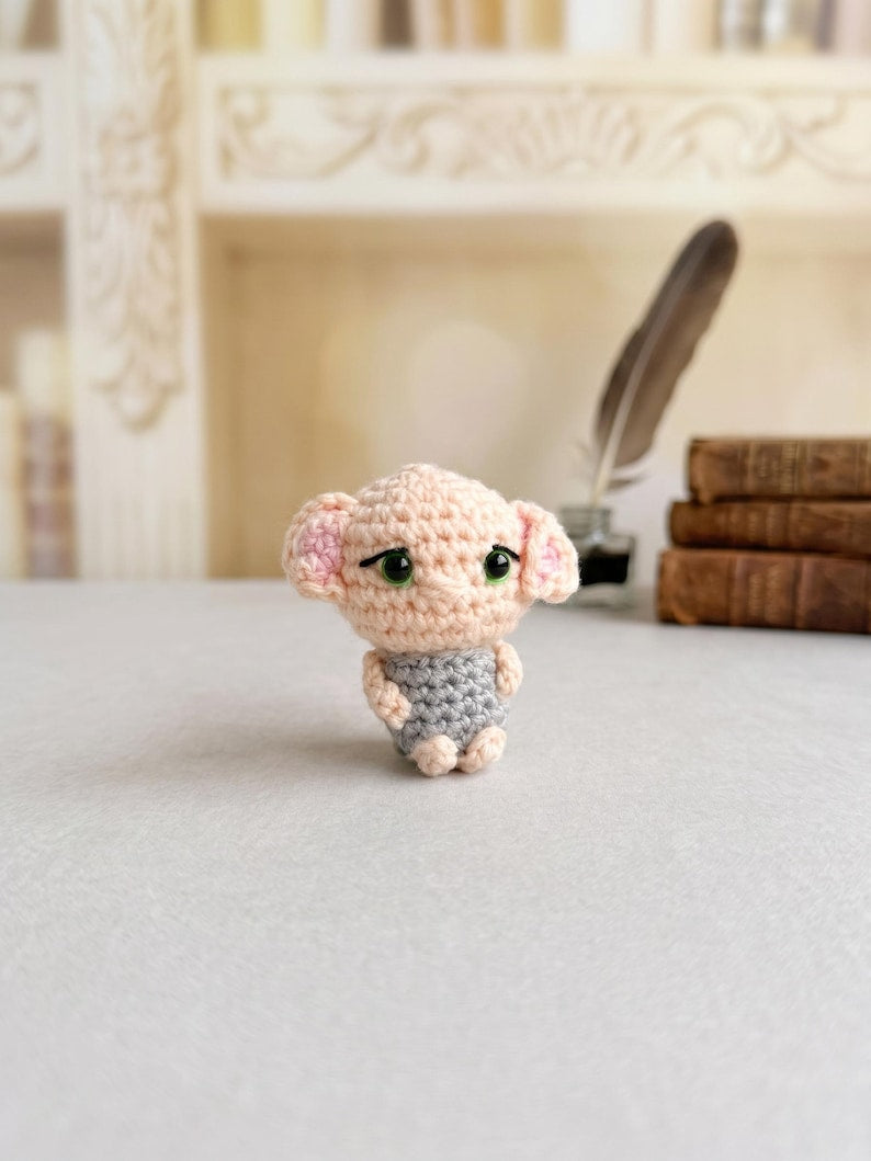 Amigurumi Wizard Boy Car Accessory, Plushie Characters, Famous Character Keychain, Car Hanging Gift