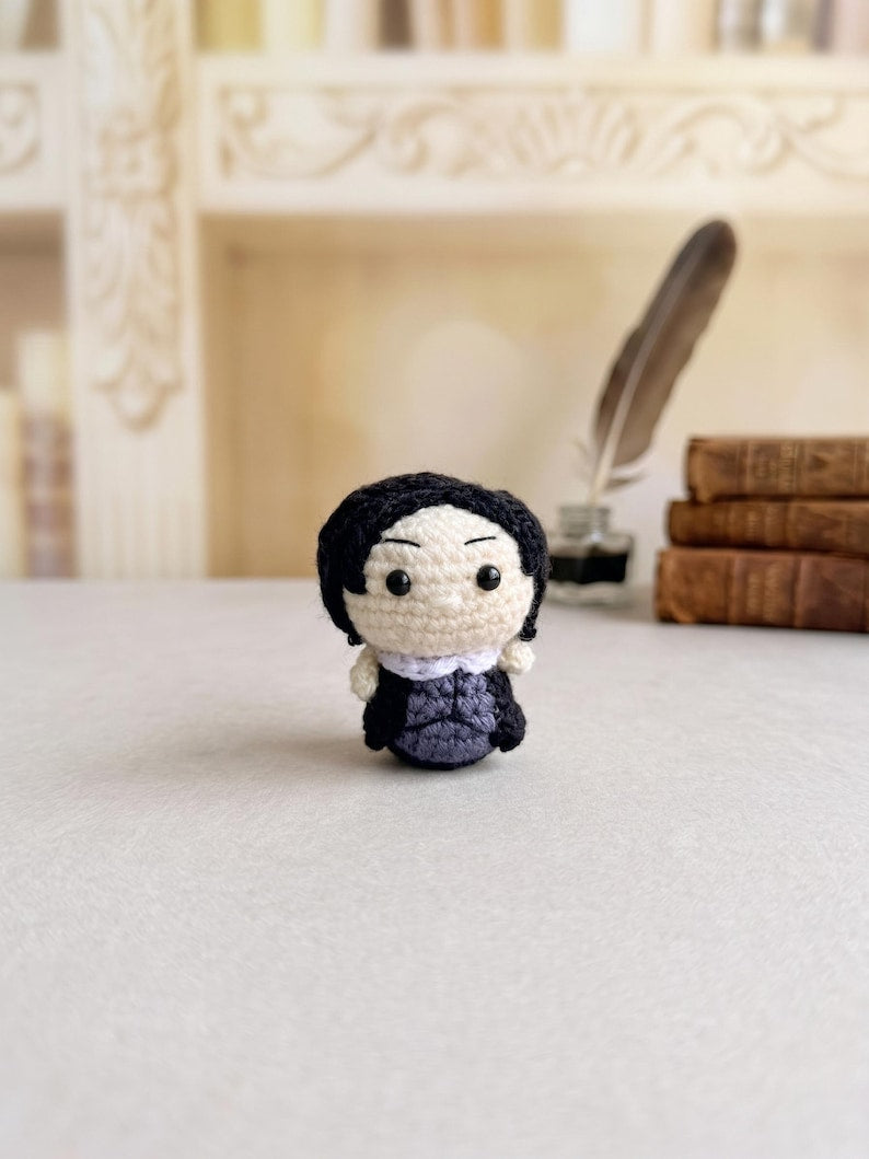 Wizard Amigurumi Plush Crochet Toy, Handmade Keychain, Crochet Ornament, Fan Gift, Customized Car Hanging
