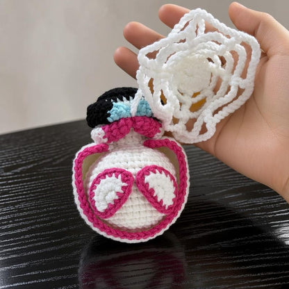 Crochet Spider Hero Car Mirror Hanging | Handmade Amigurumi Superhero Car Charm, Rearview Mirror Ornament, Gift for Comic Fans