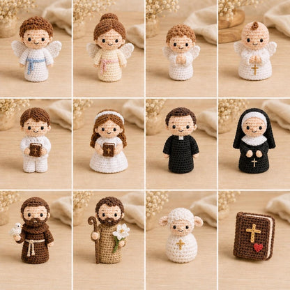Christian Crochet Dolls and Guardian Angels: Handmade Catholic Amigurumi Collection