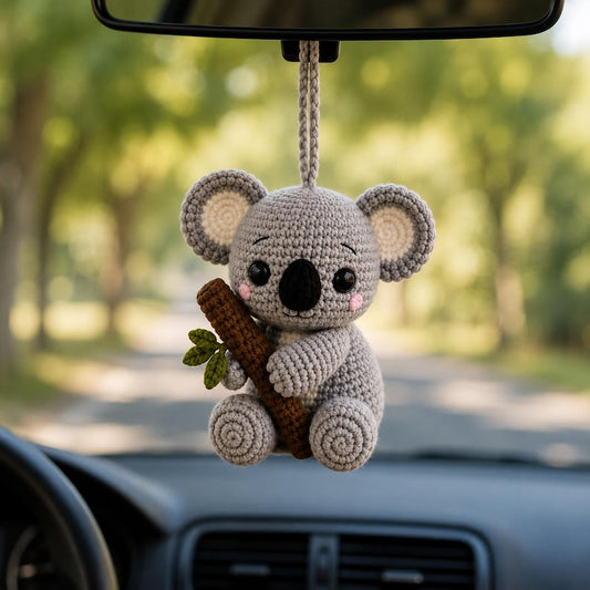 Crochet Koala Plush, Cute Koala Amigurumi, Handmade Koala Stuffed Animal, Australian Animal Nursery Decor, Baby Shower Gift,Koala Lover Gift