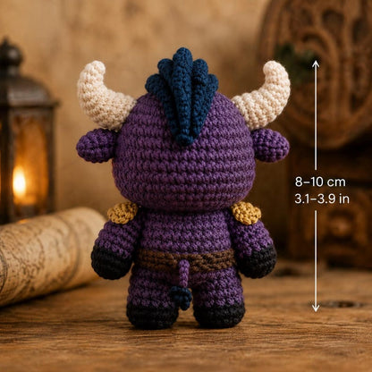 League of Legends Inspired Crochet Doll, Handmade Champion Amigurumi, Mini Gamer Gift, Gaming Desk Decor