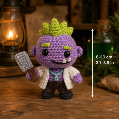 League of Legends Inspired Crochet Doll, Handmade Champion Amigurumi, Mini Gamer Gift, Gaming Desk Decor
