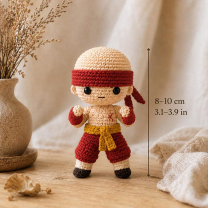 League of Legends Inspired Crochet Doll, Handmade Champion Amigurumi, Mini Gamer Gift, Gaming Desk Decor