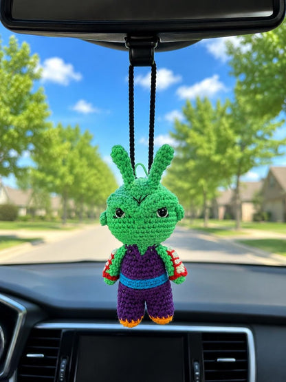 Handmade Crochet Cute Goku Hanging